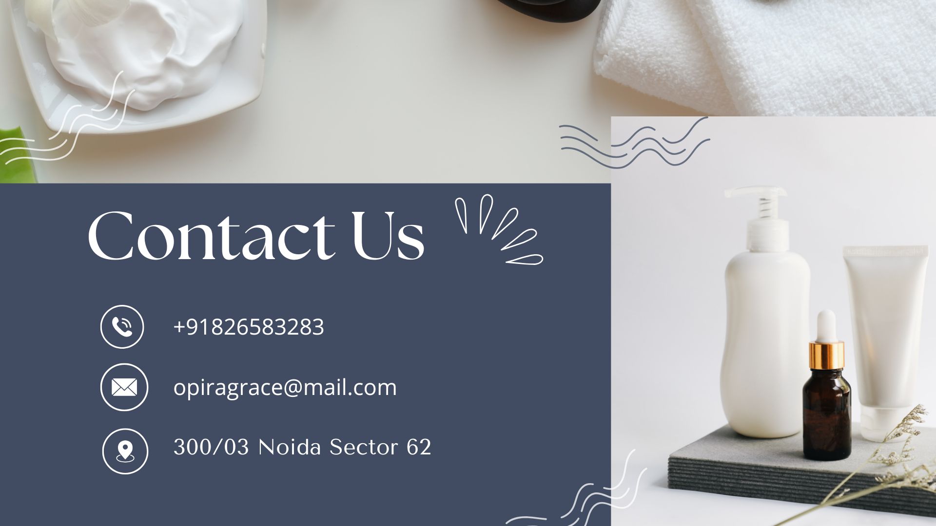 Blue and White Simple Modern Skincare Product Presentation (5)